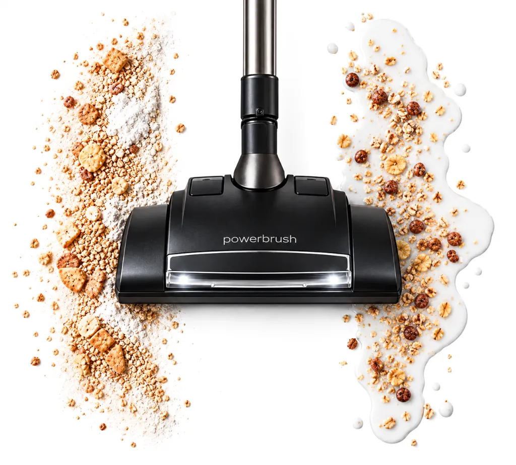Powerbrush Turbo Tresač između prosute hrane